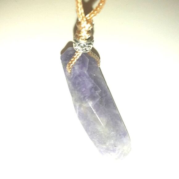 Hand CRAFTED healing stone necklace - Picture 3 of 6